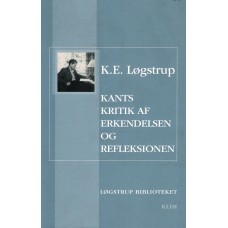 Kants kritik af erkendelsen og refleksionen (ny bog)