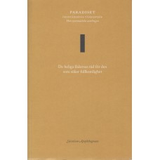 Paradiset, Ökenfädernas tänkespräk, Den systematiska samlingen (ny bog) I