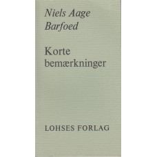 Korte bemærkninger