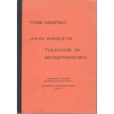 John Wesleys tolkning av bergprekenen