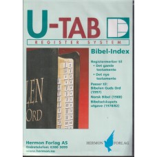 U-TAB (sideregister) Bibel-Index