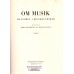 Om musik i musikkundskab (2 bind)