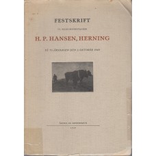 Festskrift til museumsforstander H.P. Hansen, Herning
