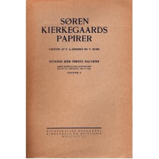 Søren Kierkegaards papirer (ottende bind) første og anden halvbind