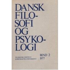 Dansk filosofi og psykologi  1926-1976 Bind 2