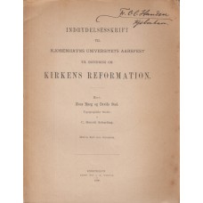 Indbydelsesskrift Til Kjobenhavns-Universitets Aarsfest (1890)