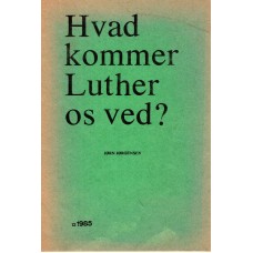 Hvad kommer Luther os ved?