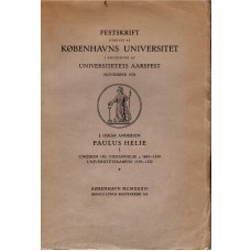 Festskrift udgivet af Københavns Universitet i anledning af Universitetes Aarsfest november 1936