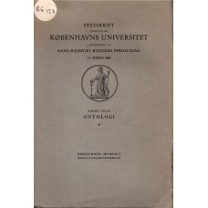 Festskrift udgivet af Københavns Universitet i anledning af Hans Majestæt Kongens fødselsdag 11. marts 1964