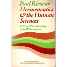 Hermeneutics & the Human Sciences
