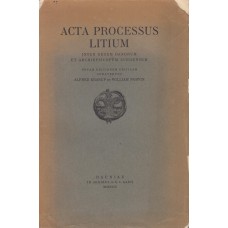 Acta processus litium