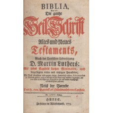 Biblia (1773) Tysk